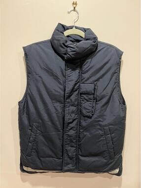 DNA Easyway Italy Mens Puffer Navy Blue Down Filled Small